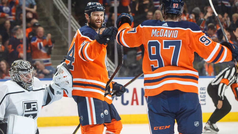 James Neal, Connor McDavid help Oilers outlast Kings 6-5