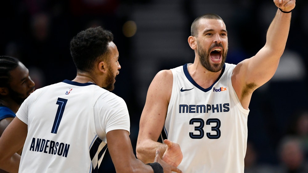 Gasol, Conley lead Grizzlies past Timberwolves, 100-87