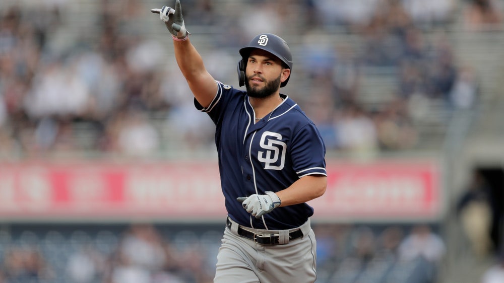 Hosmer homers, Padres go deep into ‘pen to hold off Yanks