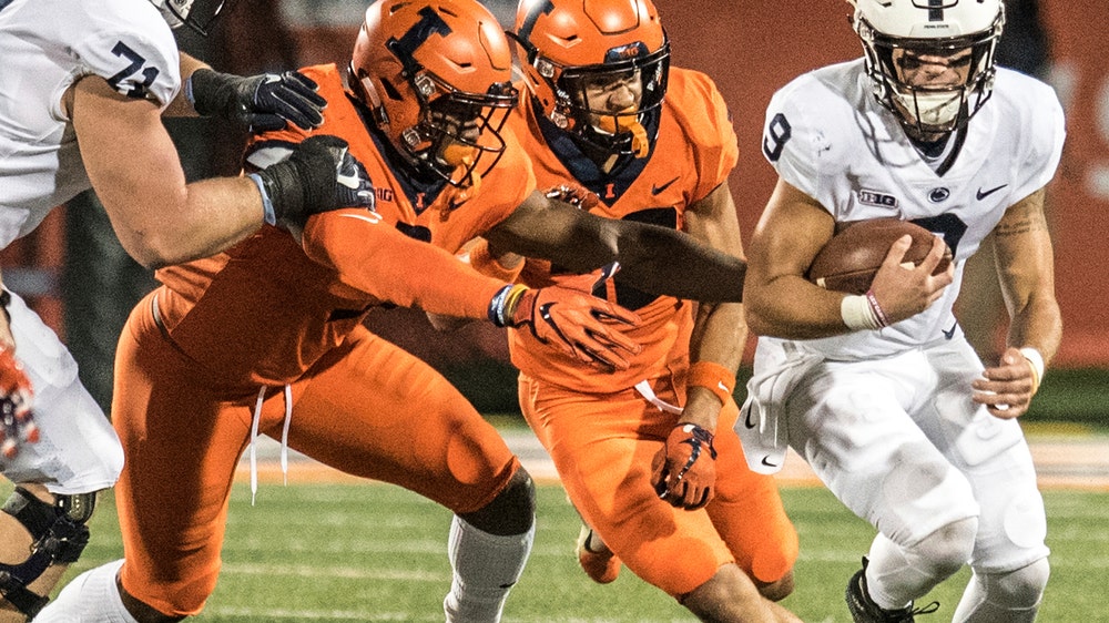 Sanders, McSorley lead No. 10 Penn State over Illinois 63-24