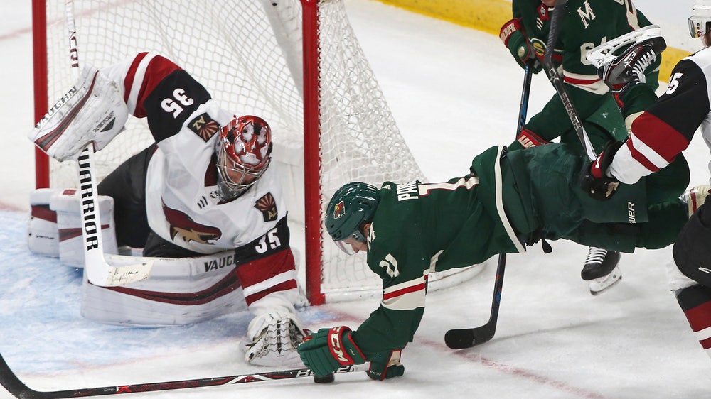 Staal, Dubnyk lead Wild past Arizona 2-1