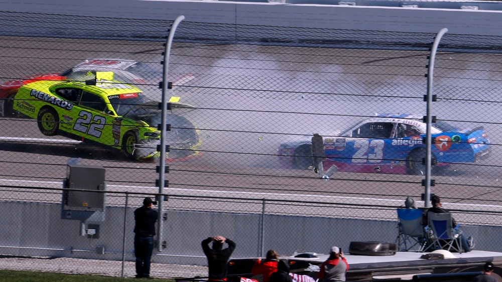 Nemechek drives away from Hemric for first Xfinity win