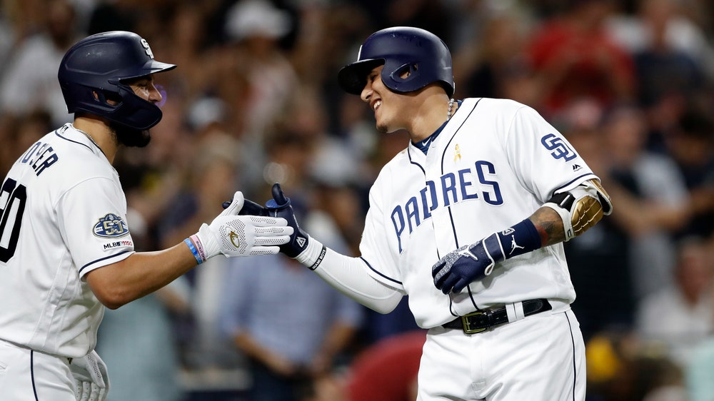 Machado, Myers homer to back Lucchesi in Padres' 3-0 win