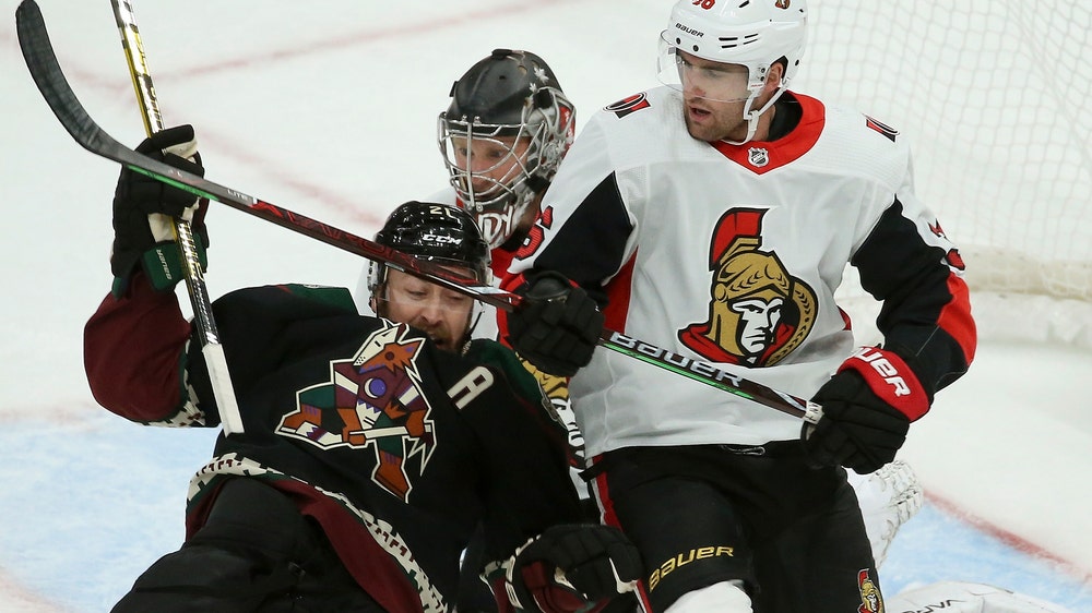 Raanta stops 34 shots in Coyotes' 5-2 win over Senators