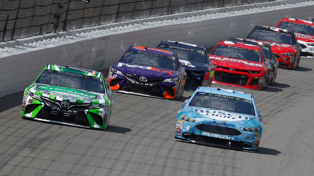 The Latest: Kevin Harvick takes 1st stage at Michigan