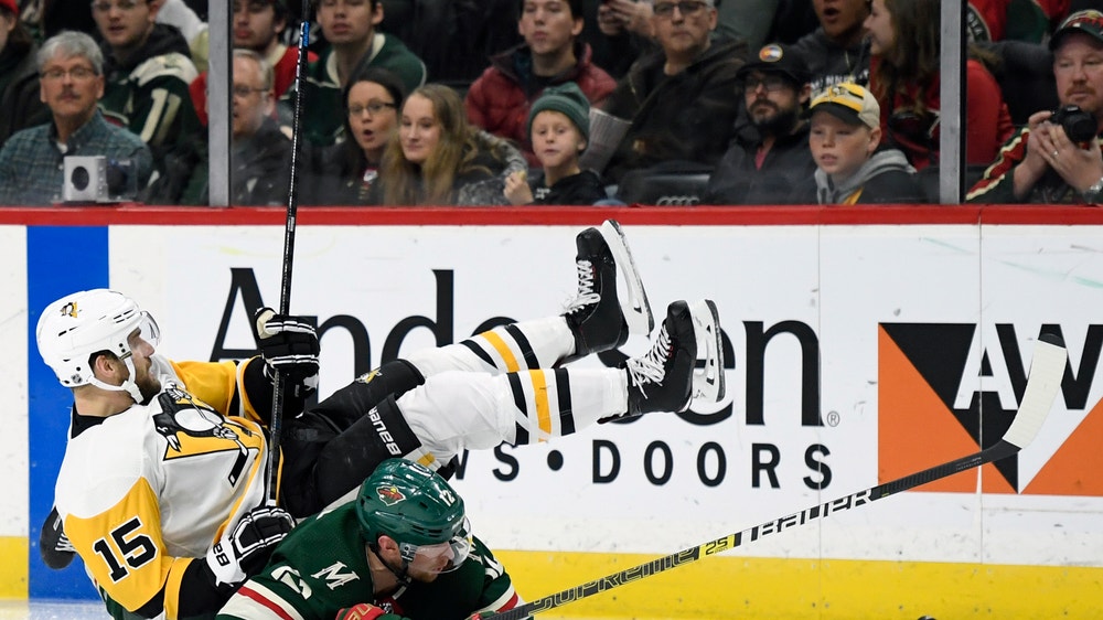 Crosby, Kessel keep Penguins rolling with 3-2 win over Wild