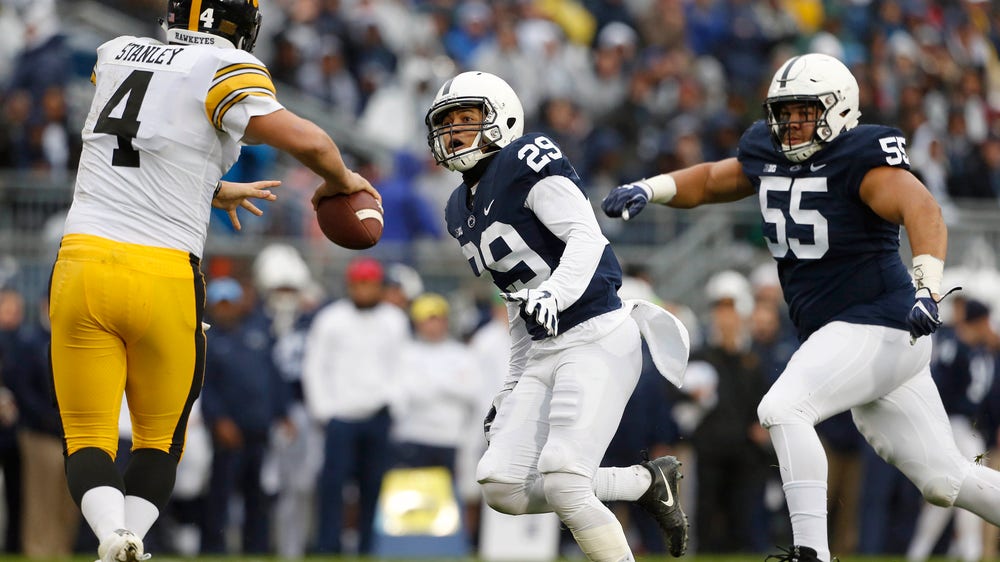 No. 17 Penn State escapes No. 18 Iowa 30-24 with late stands