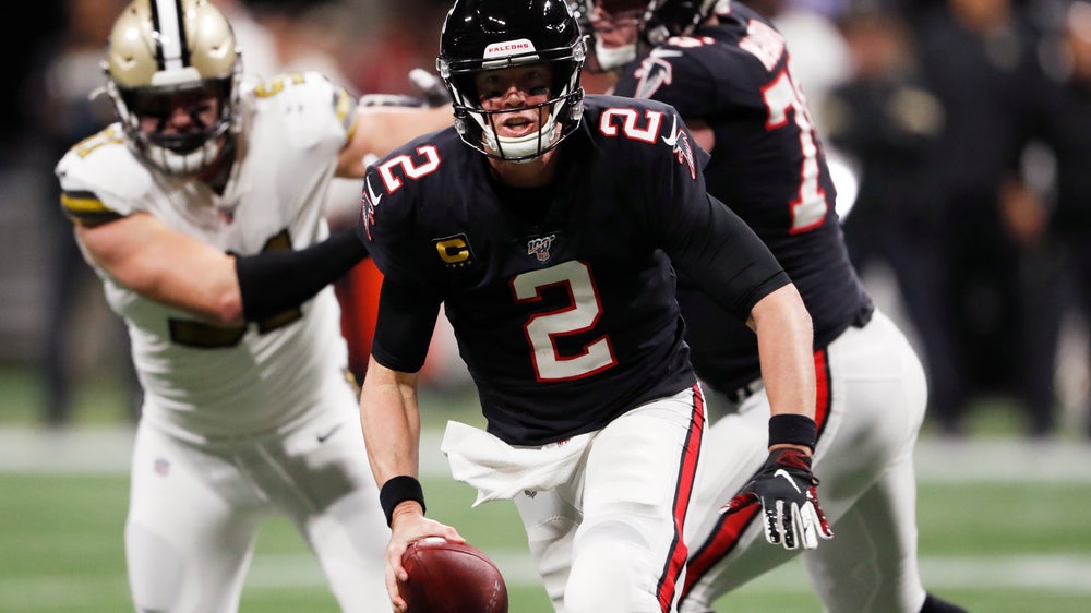 QB Ryan spends night under heavy pressure in Falcons’ loss