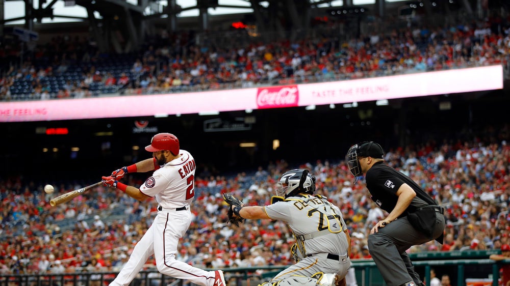 Eaton, Kendrick homer in 8th, Nats rally past Pirates 3-2