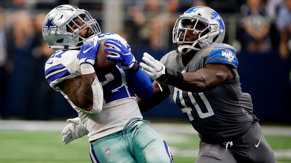 Elliott's workload, key catch help Cowboys top Lions 26-24