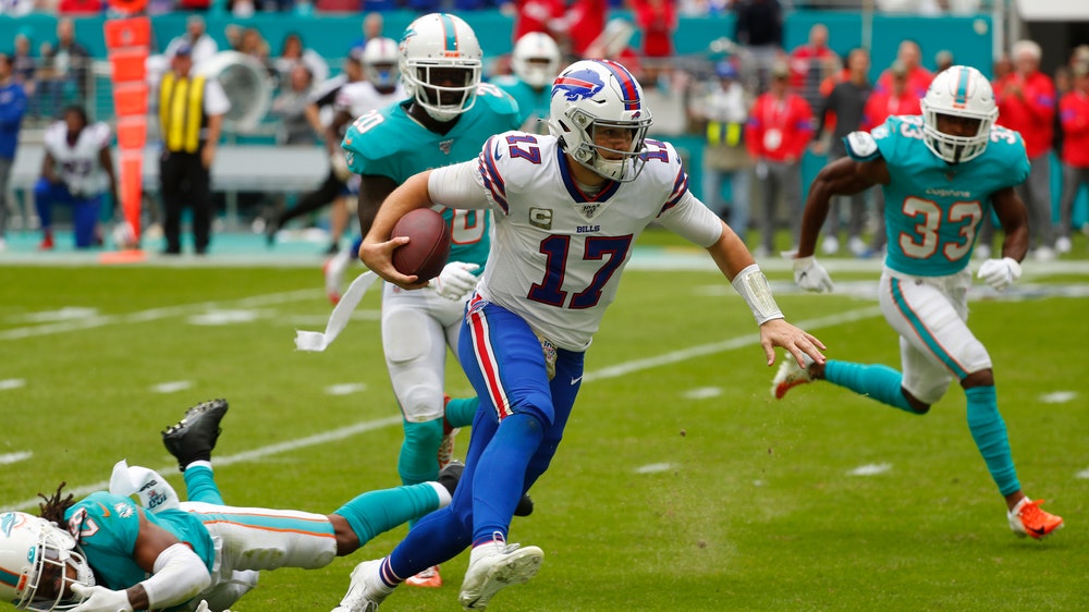 Josh Allen throws 3 TD passes to help Bills beat Miami 37-20