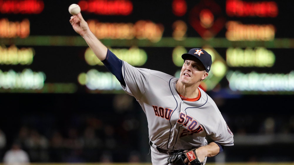 Greinke loses no-hitter with 1 out in 9th, Astros blank M's