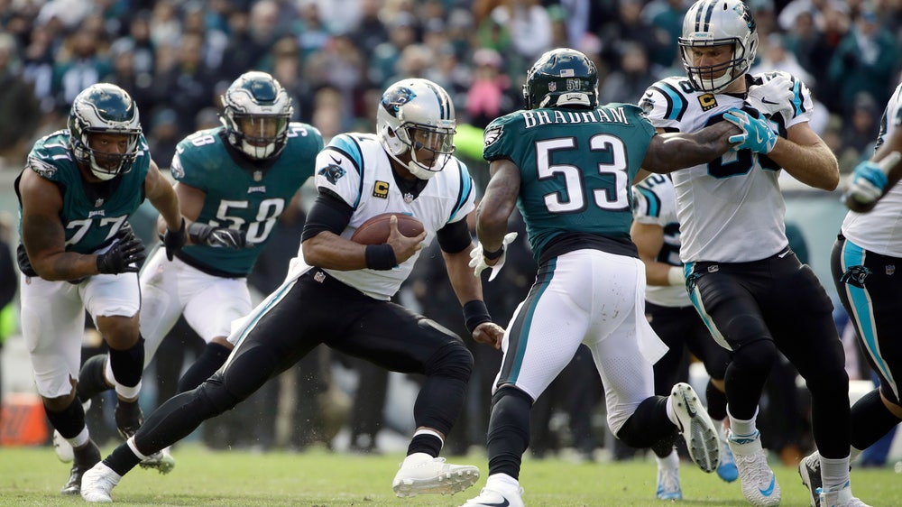 Cam Newton rallies Panthers to 21-17 win over Eagles