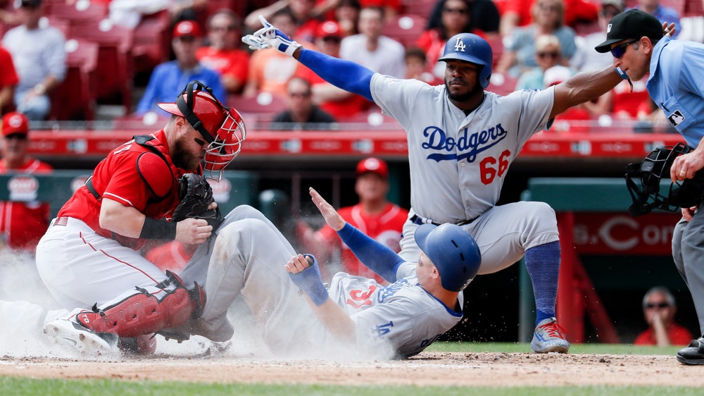 Dodgers beat Reds 8-1 to avoid season sweep