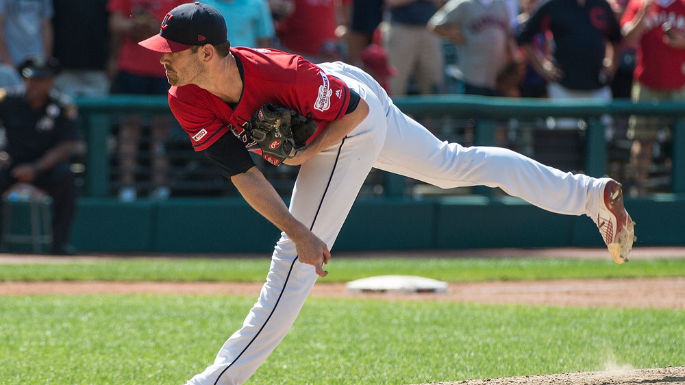 Bieber pitches 5-hitter, Indians top Angels 6-2 for sweep