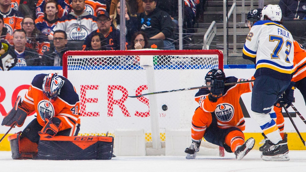 Blues win 6th straight beating Oilers 5-2