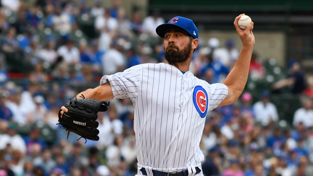 Cubs' Cole Hamels leaves after 1 inning vs Reds