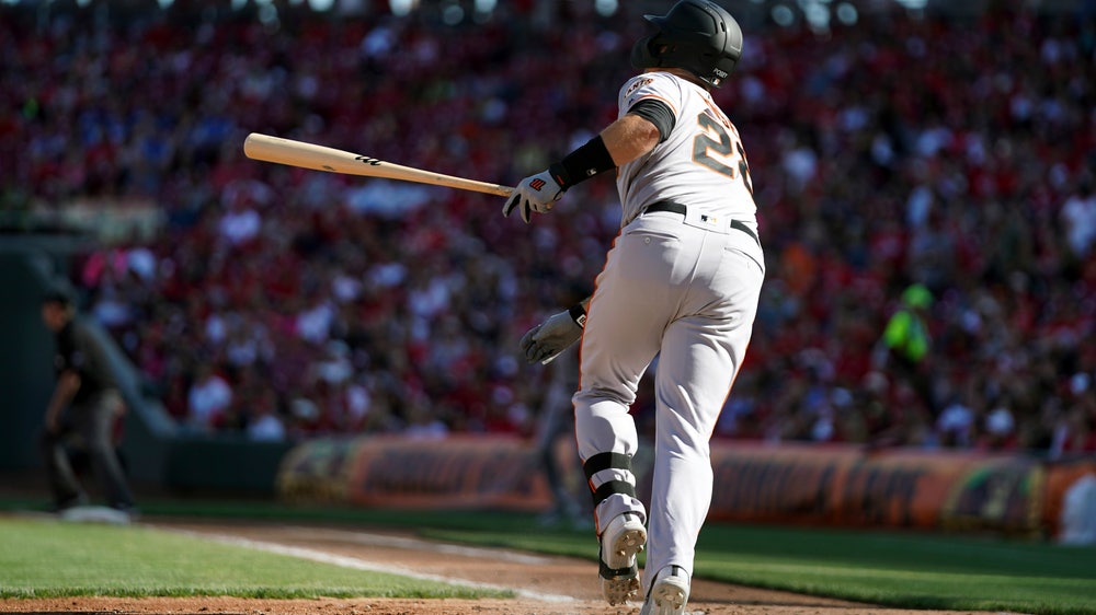 Giants shake off 4-run Reds first, pull out 6-5 win