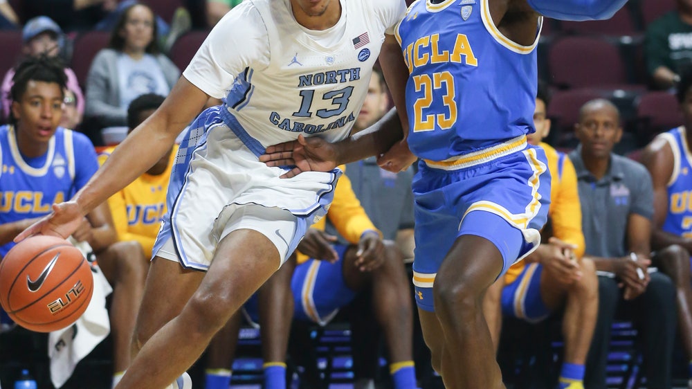 White helps No. 7 UNC beat No. 17 UCLA in Las Vegas