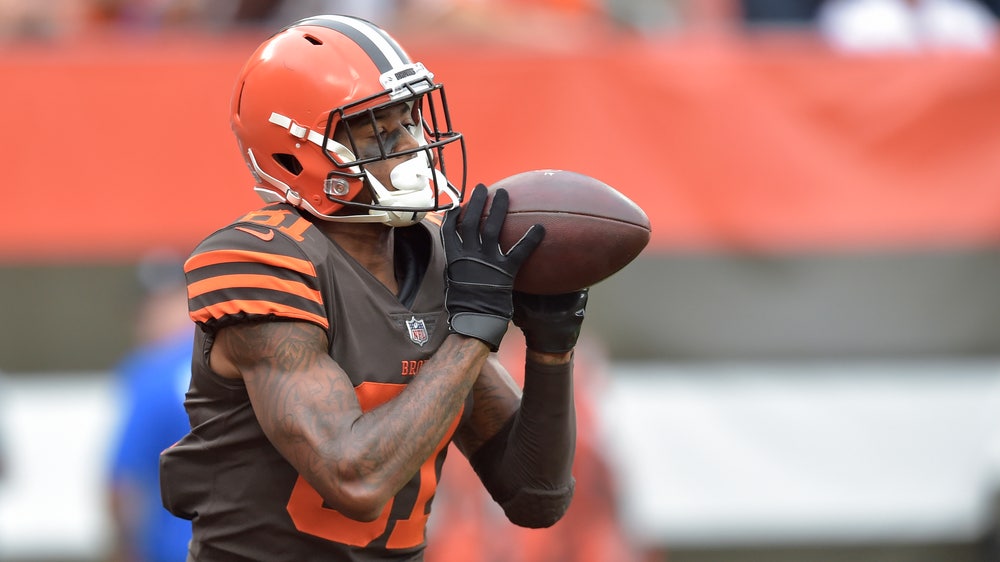 Browns WR Higgins to miss time with sprained knee