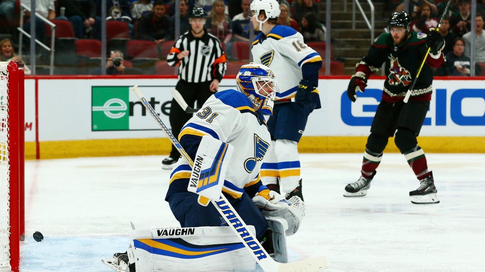 Struggling Blues put goalie Chad Johnson on waivers