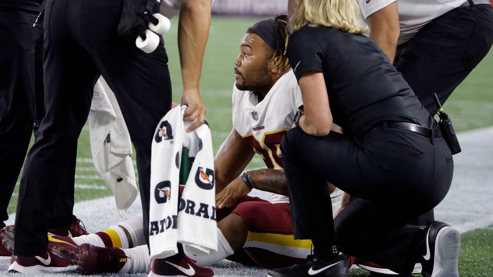 Redskins RB Derrius Guice out for season with torn ACL