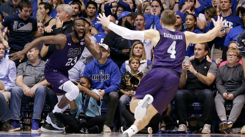 GoFundMe donations spike for SFA player after upset of Duke