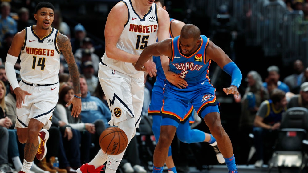 Jokic has triple-double, Nuggets beat Thunder 110-102