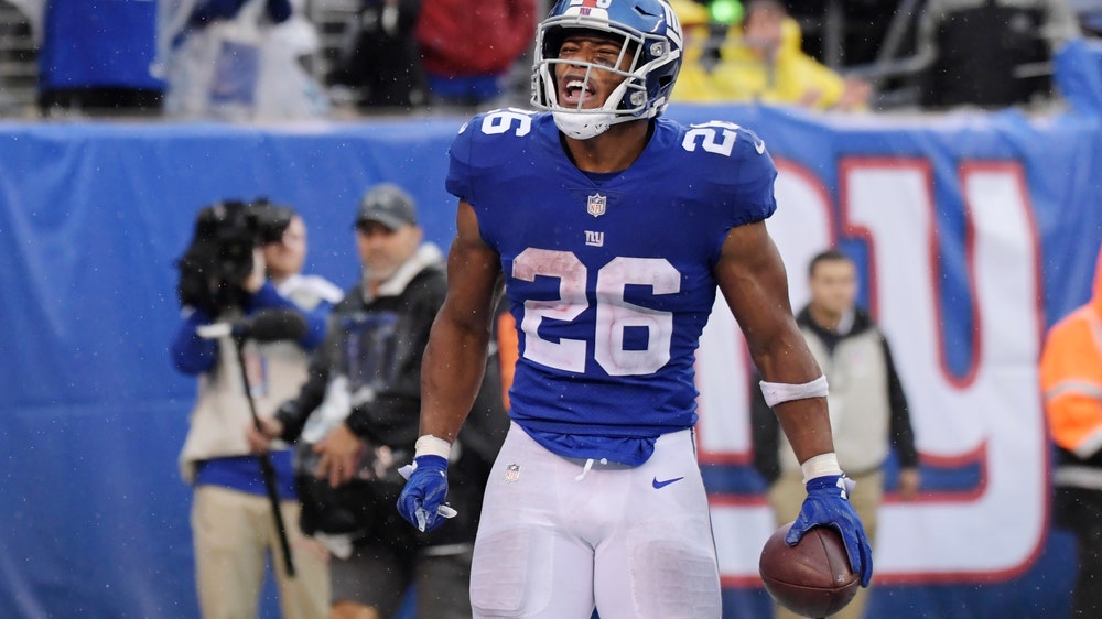 Giants' Barkley wows in debut, highlighted by 68-yard TD