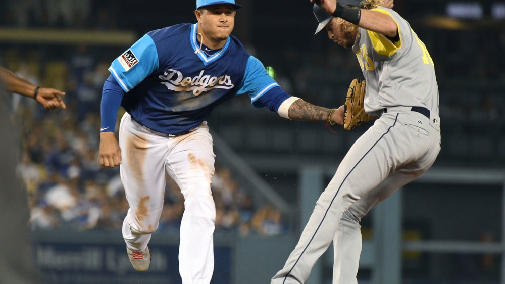 Turner’s bloop RBI double in 12th lifts Dodgers past Padres