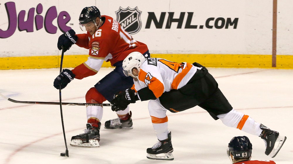 Panthers rally in third period for 2-1 win over Flyers