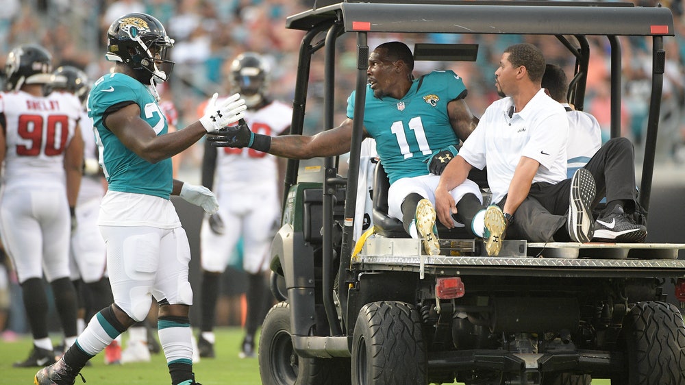 Jaguars WR Lee injures knee in 17-6 victory against Falcons