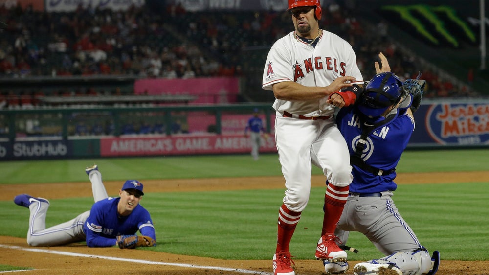 Trout, Calhoun homer in Angels’ 6-2 win over Jays for sweep