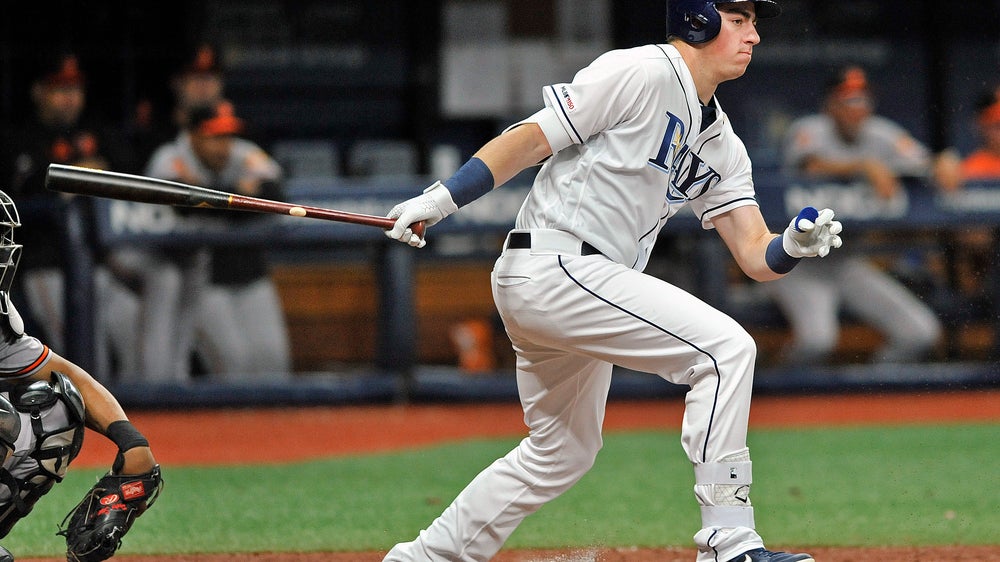 2-way McKay goes 0 for 4 in MLB hitting debut with Rays