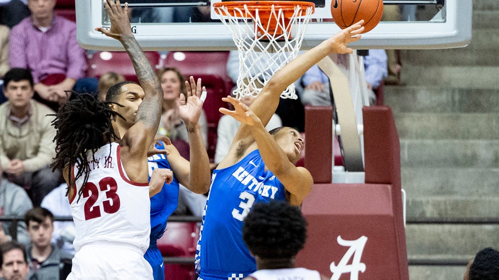 Mack, Alabama upset No. 13 Kentucky 77-75 in SEC opener