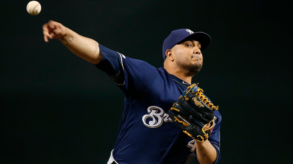 Brewers designate opening day starter Chacín for assignment