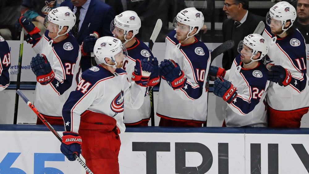 Gavrikov’s late goal lifts Blue Jackets over Islanders 3-2