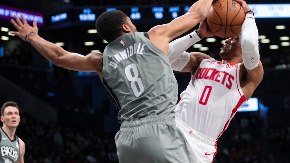 Nets slow down Harden, Rockets in 123-116 victory
