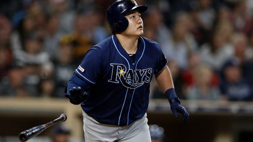Choi, Meadows homer in Rays' 7-5 win against Padres
