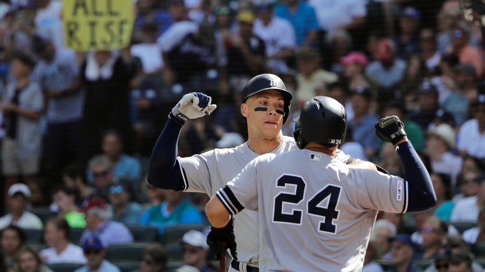 Yankees bash 4 more HRs, sweep Mariners with 7-3 victory