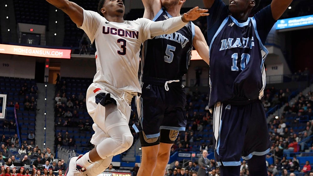 UConn forces 28 turnovers in 64-40 win over Maine