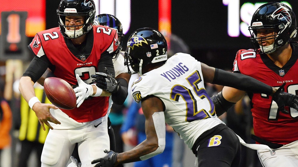 Ravens dominate Falcons 26-16 for 3rd straight win