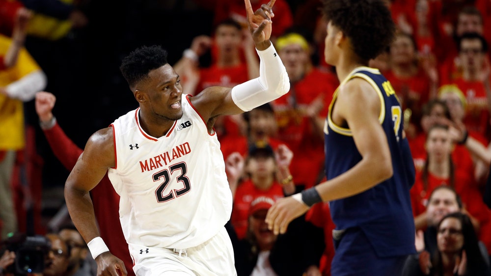 Brazdeikis carries 9 Michigan past No. 17 Maryland 69-62