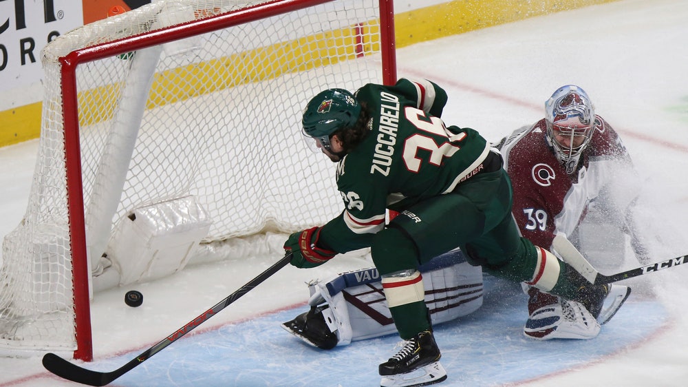 Wild top Avalanche behind Zuccarello's 3 points.