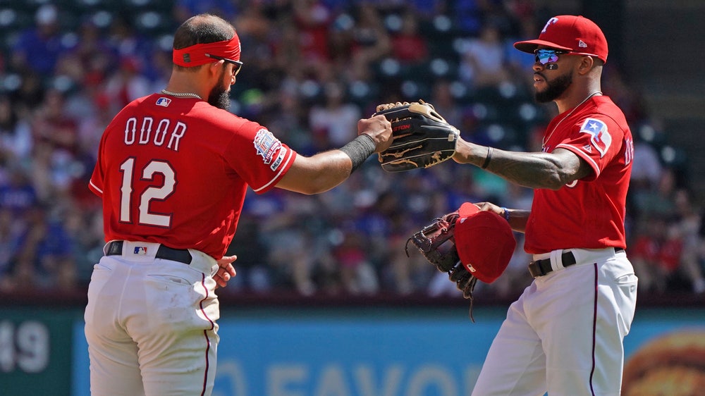 Odor, Cabrera go deep, Rangers beat Blue Jays 10-2