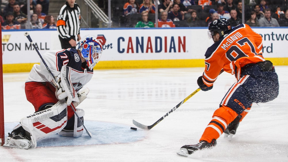 McDavid, Draisaitl lead Oilers past Blue Jackets 4-1