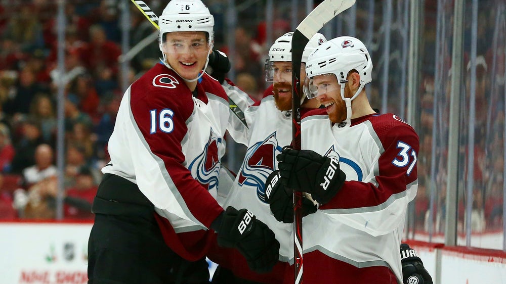 Compher’s 2 short-handed goals lead Avs past Coyotes 5-1