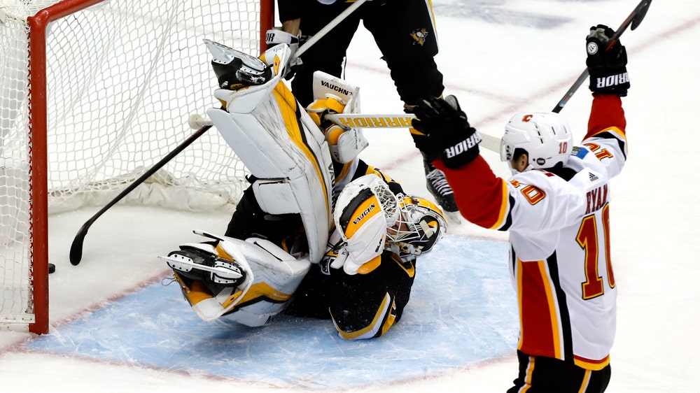 Flames snap 4-game skid, beating Penguins 5-4