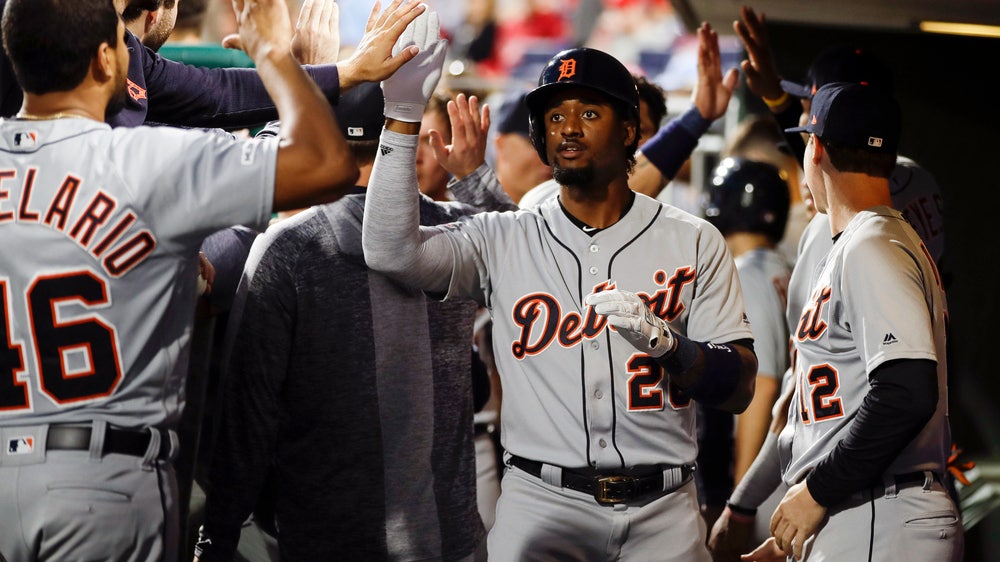 Cabrera, Goodrum help lift Tigers past Phillies 3-1