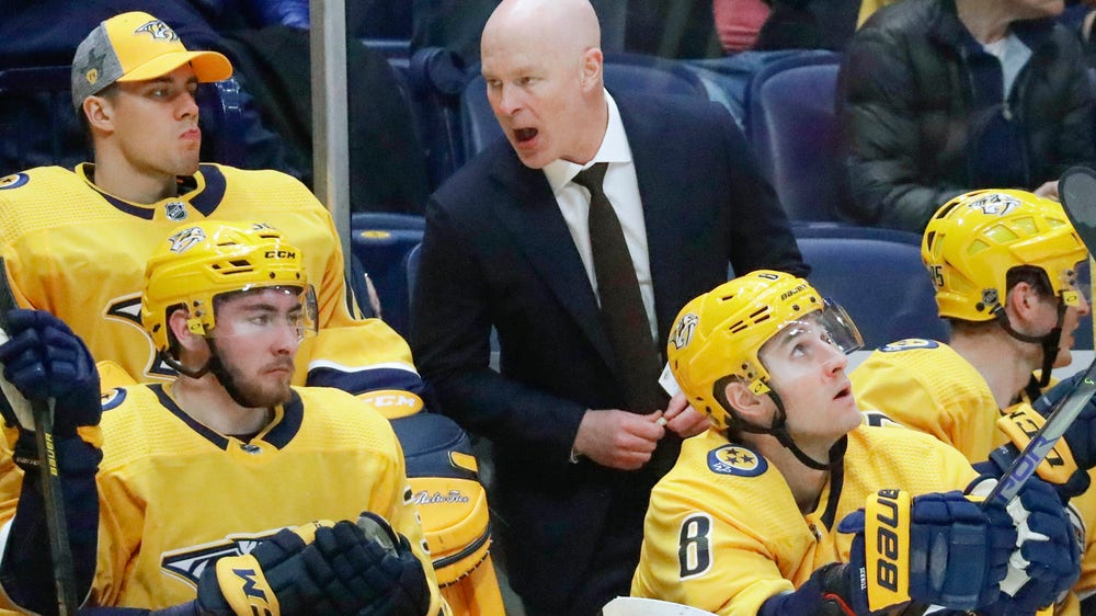 Bruins beat Predators 6-2 to spoil Hynes’ debut as coach